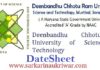 DCRUST Murthal DateSheet