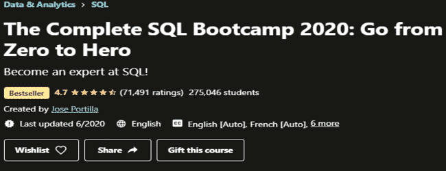 SQL Bootcamp