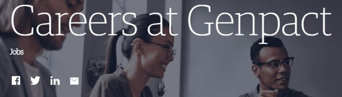 Genpact Recruitment, Genpact Careers, Genpact Jobs