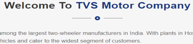 TVS Motor Company Jobs